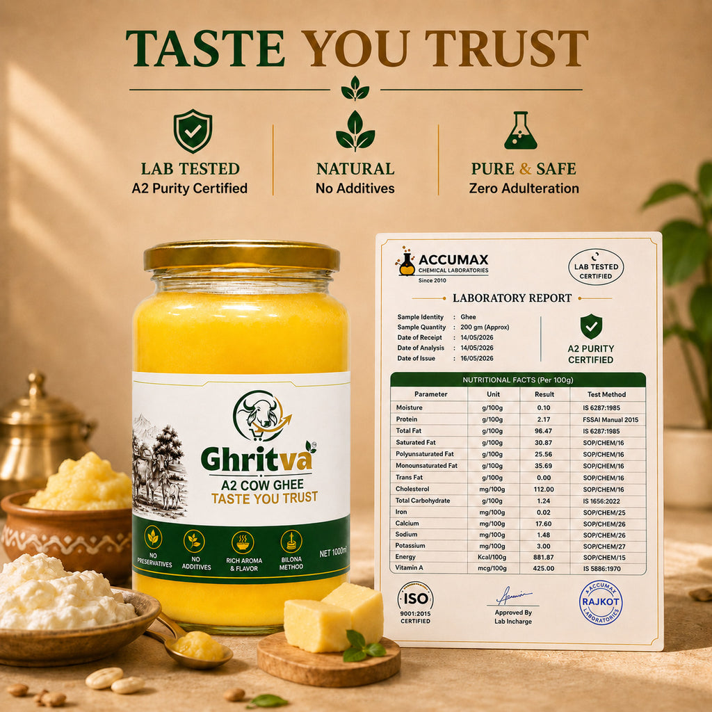 Desi Cow Ghee 1000ml| Traditional Bilona Method | Pure, Natural, Aromatic & Danedaar | NABL Lab Tested (70+ Quality Tests) (Copy)